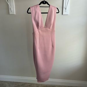 NWT ASOS Deep Back Rosette Dress - Size 6